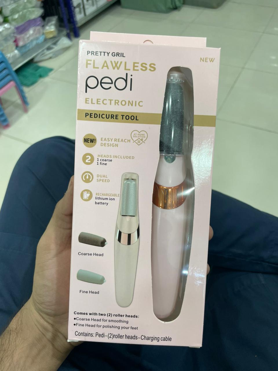 Rechargeable Foot Callus Remover With 1 Extra Head