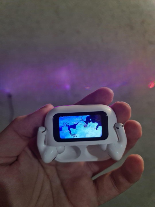 A9 Pro Digital Display Case Airpods / ANC/ENC Touch Screen Wireless Earbuds | A9 Pro Airpods - White & Black