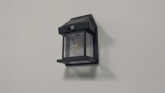 Solar Wall Lamp – Energy-Saving Outdoor Light with Waterproof Design for Home and Garden