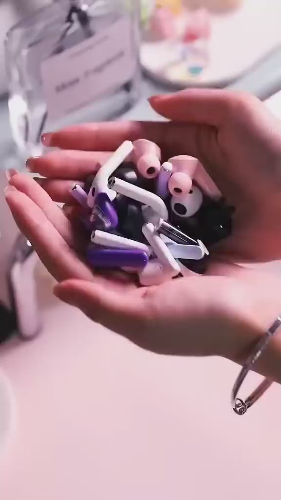 Air 39 TWS Wireless Earbuds: The Trendy Bluetooth 5.3 Gaming Headset with Transparent Charging Case (random colour)